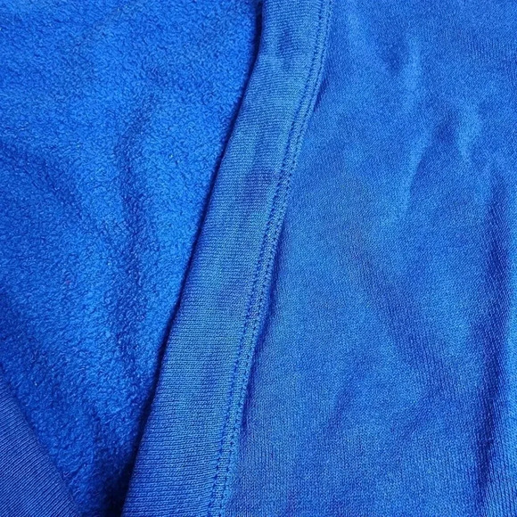 Vintage Santee Sweats Cardigan Sweater Size Large Blue - Picture 7 of 7